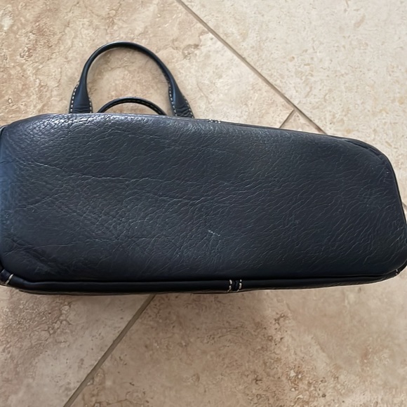 EUC Black Pebbled Leather Fossil 1954 Bag - Picture 9 of 12